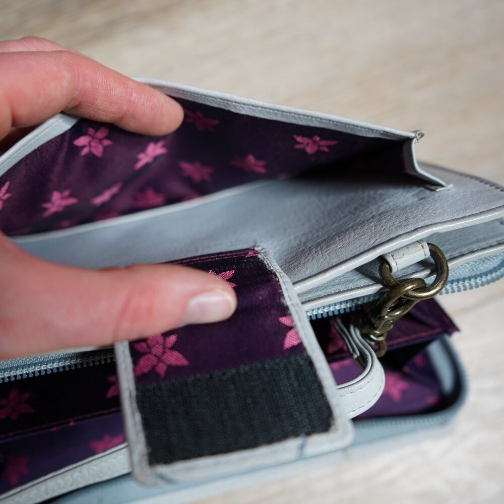 Anuschka Organizer Wallet Small Crossbody Bag - Picture 7 of 7